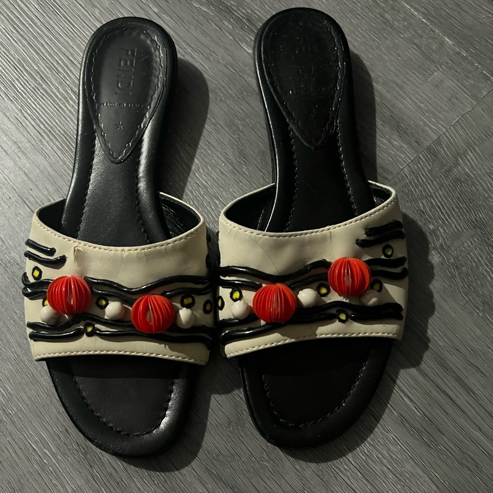 Fendi flat sandals
